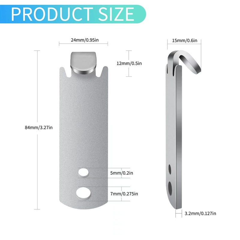 Quantfire Fence Wire Twister for T Post Clips, Barb Wire Twisting Tool for Fencing Wire, Stainless Steel (5 Pack) - Image 2